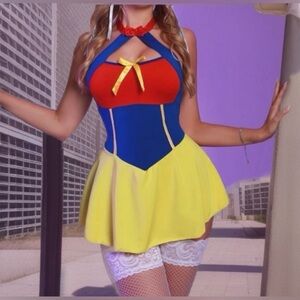 Women Super Hero Costume Size 8-10 Large